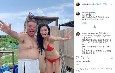 小島 ストア 瑠璃子 スイカ の 水着